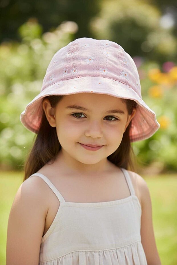 Kitti 4-8 Years Old Baby Girl & Child Summer Sombrero Hat