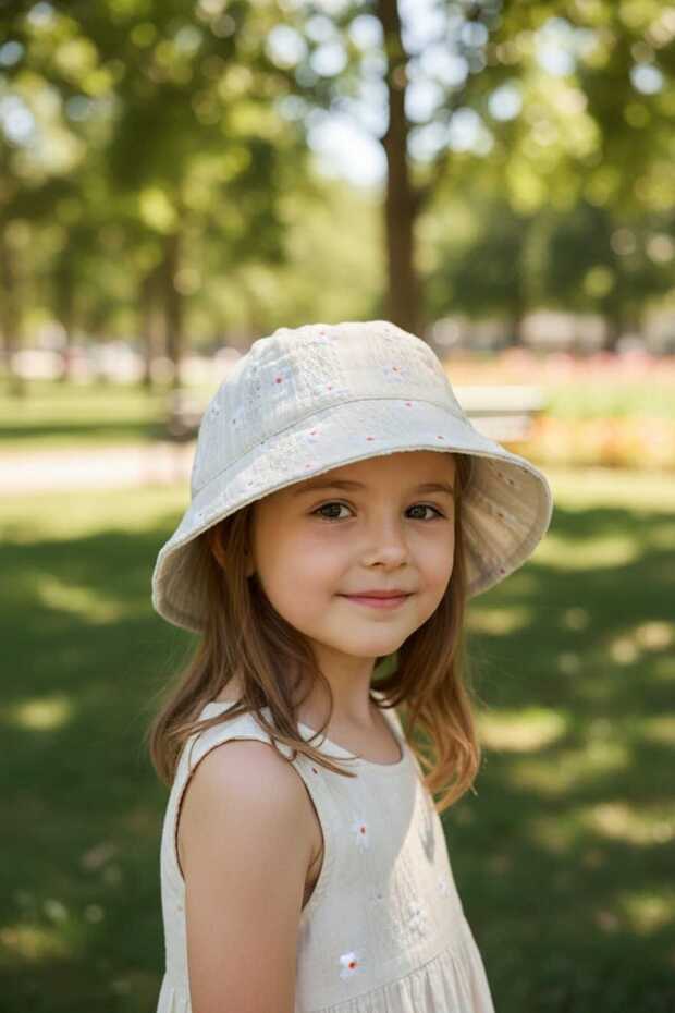 Kitti 4-8 Years Old Baby Girl & Child Summer Sombrero Hat
