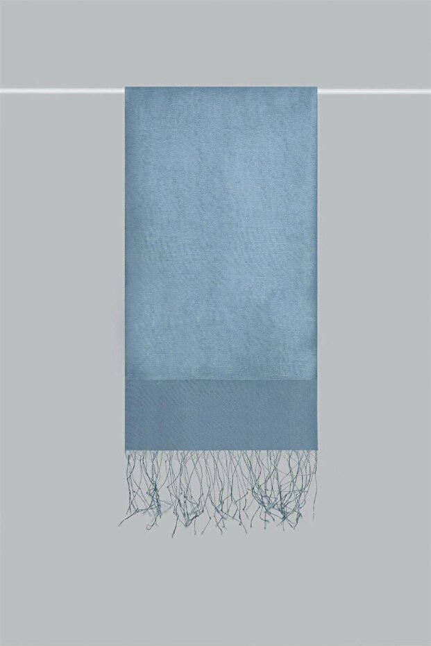 Silk Double Layer Tulle Shawl - 1