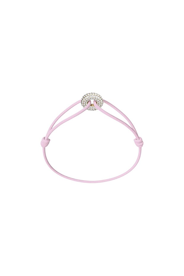 Mini Golden Soho Pavé Cord Bracelet