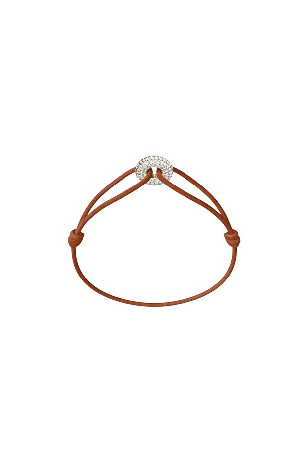 Mini Golden Soho Pavé Cord Bracelet