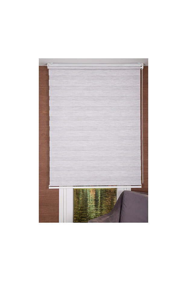 Bambu Zebra Stor Açık Gri 19OB - 2