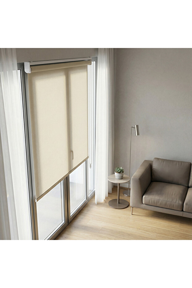 Stor Perde Eko Bej 100*200 - 3