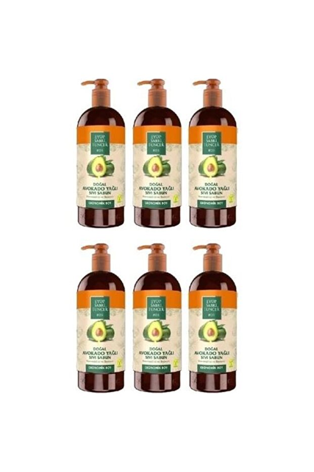 Natural Avocado Oil Liquid Soap 750 ml X 6