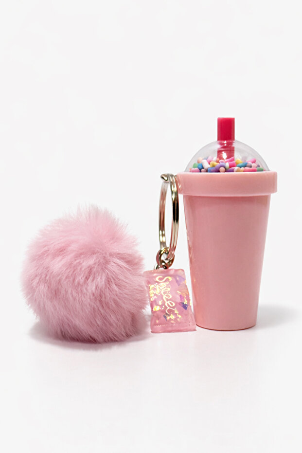 Milk Shake Lip Balm Key Ring - 1