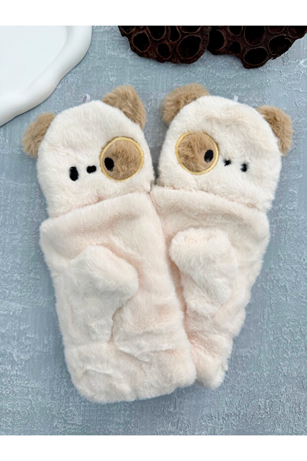Peluş Ayıcık Eldiven - 2