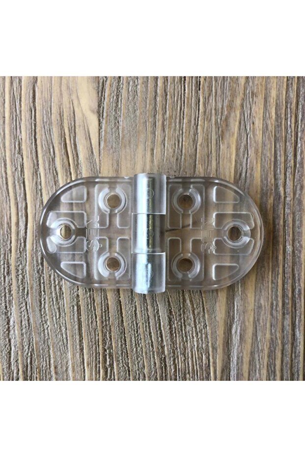 Plastik Oval Menteşe 7cm - 2 Adet Beyaz - 4