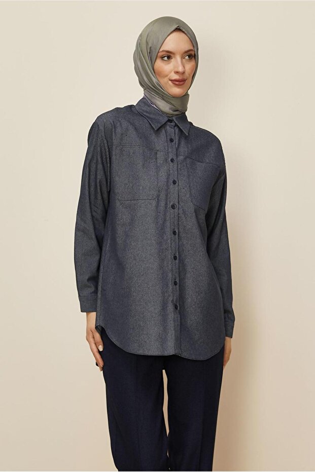 Shirt Collar Tunic 46082