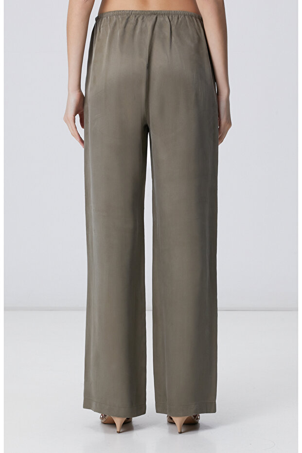 Haki Cupro Pantolon - 4