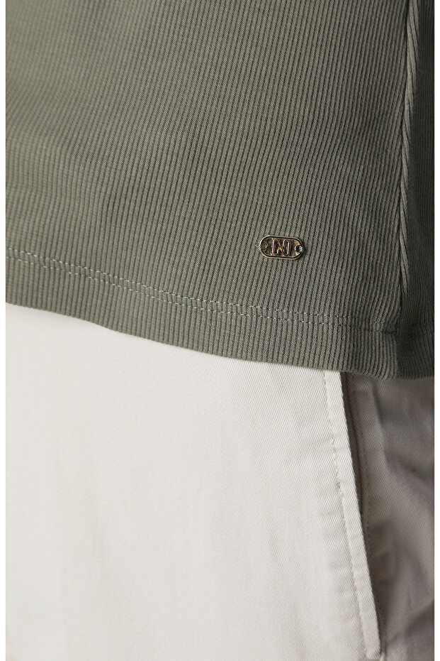 Haki Basic Örme Atlet - 6