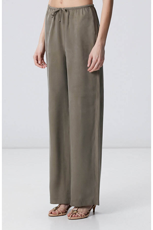 Haki Cupro Pantolon - 2