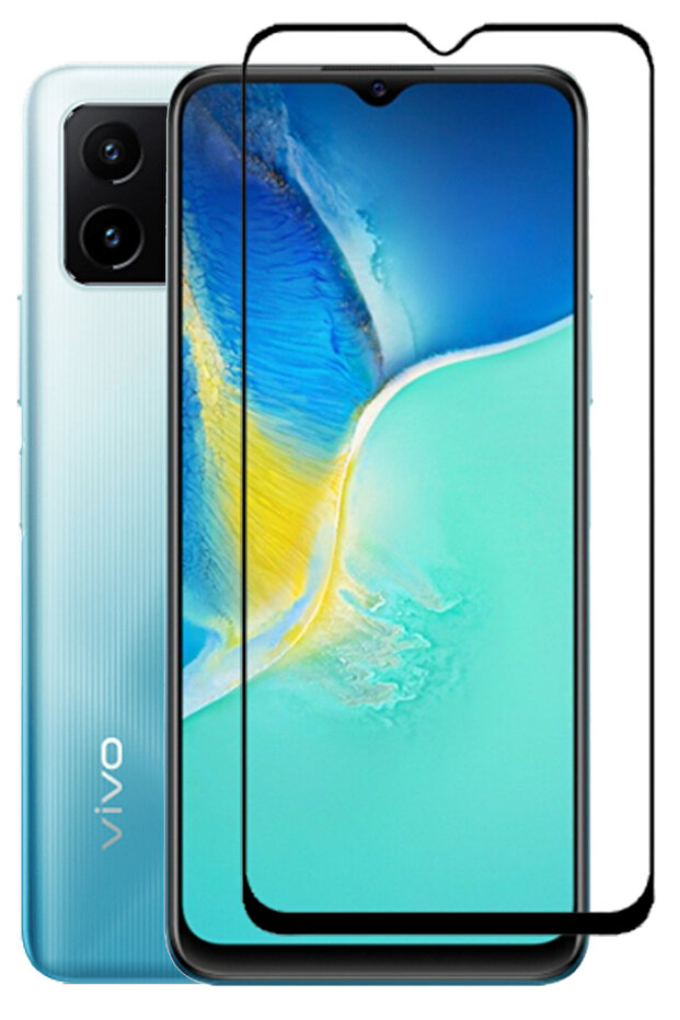 واقي شاشة زجاجي ممتاز لهاتف Vivo Y15s