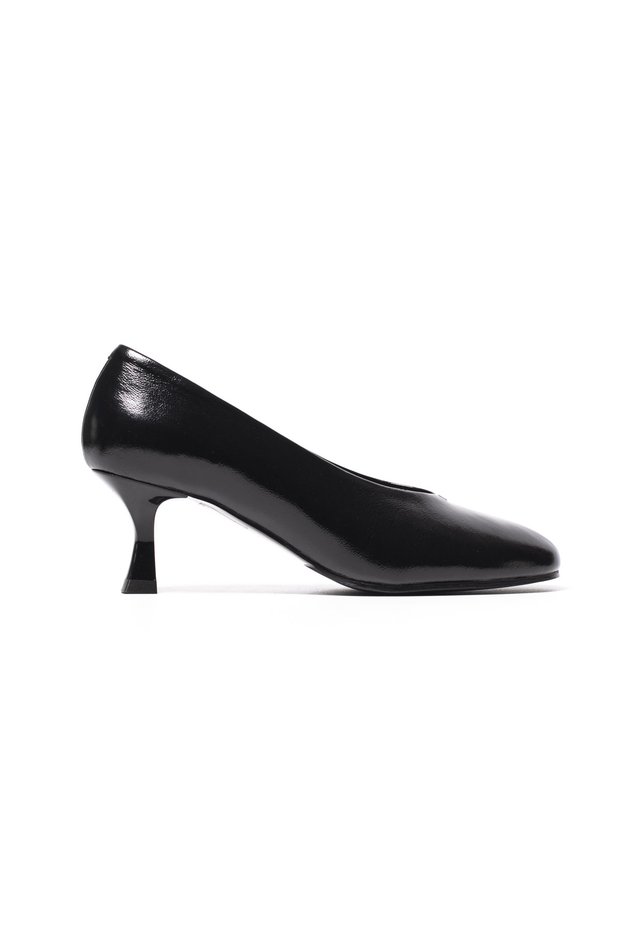 Women's / Girls' Heels / Stilettos 645 01 Patent Leather Wrinkled Black C07