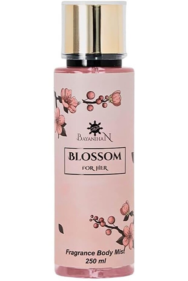 Blossom Fragrance Body Mist for Her, 250ml, Sweet Floral Fruity Scent with Apple, Peach, J