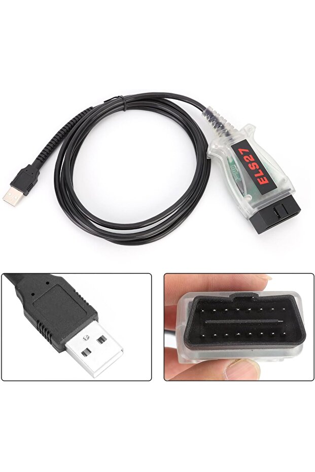 جهاز فحص أعطال السيارات ELS27 الاحترافي OBD2، قارئ أكواد تشخيص أعطال السيارات، أداة تحليل بيانات مستشعرات المحرك - 8