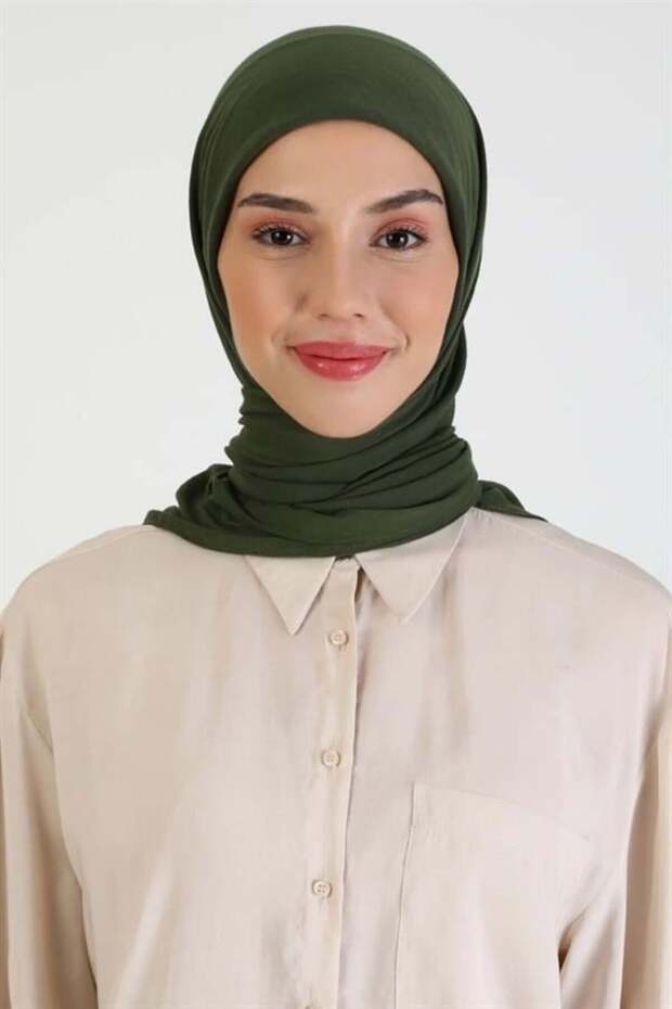 Khaki Color Amor Scarf