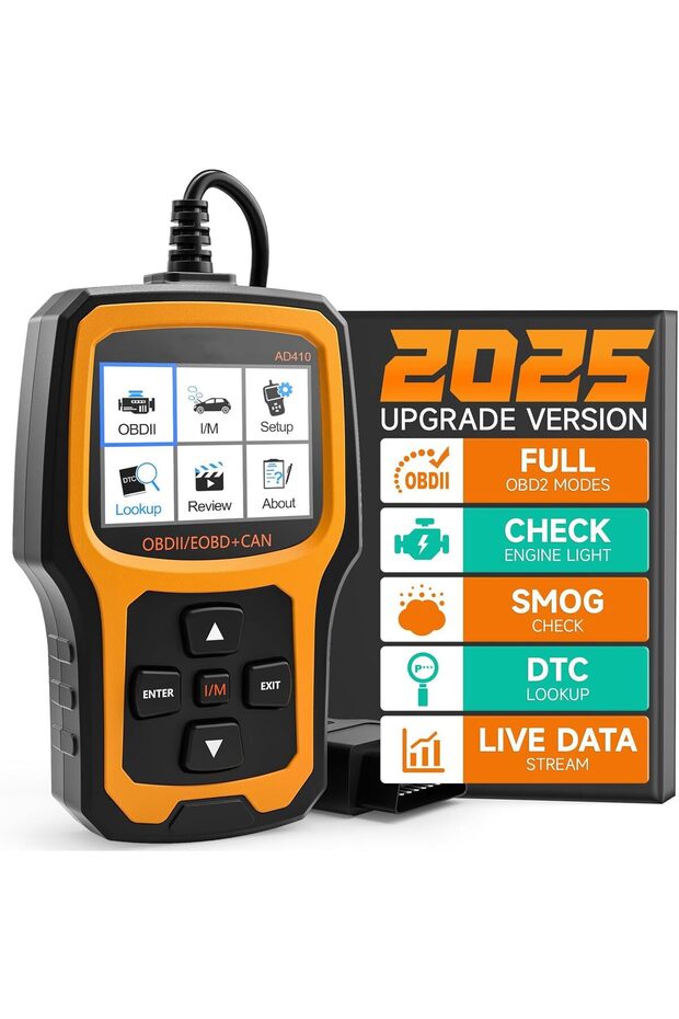 Enhanced OBD2 Scanner Diagnostic Tool, Vehicle Code Reader for Check Engine Light, OBDII Scan Tool f - 1