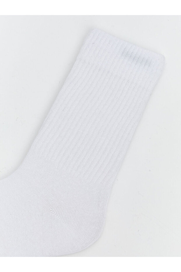 White Men's Socks 5-Pack
