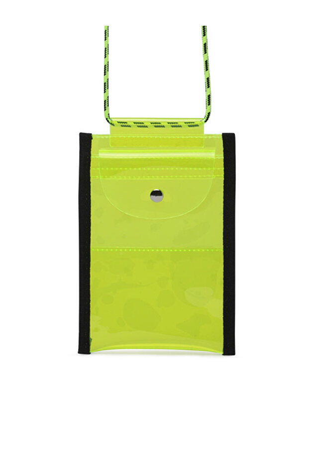 Women Clear sling bag in Yellow