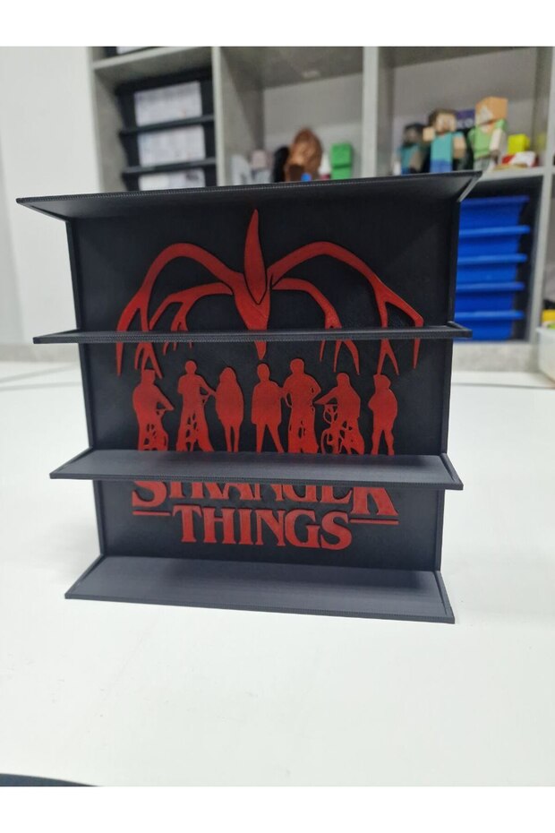 Stranger Things Temalı Oyuncak Figür Standı - 3