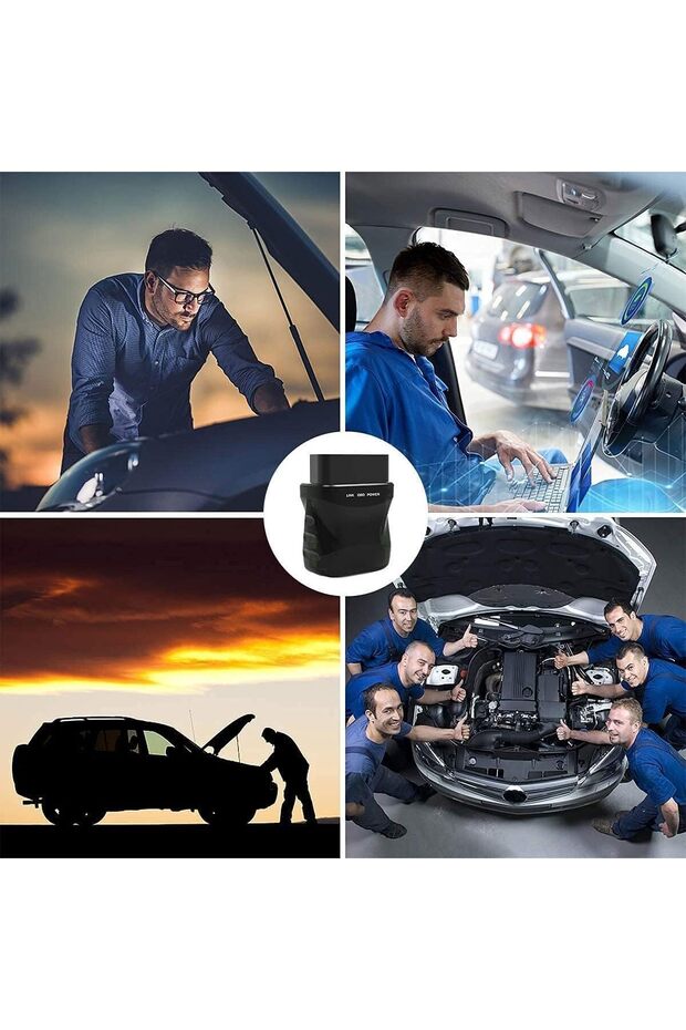 جهاز فحص أعطال السيارات Excefore OBD2 بتقنية بلوتوث 4.0، قارئ أكواد متوافق مع أجهزة iPhone وiOS وAndroid وiPad والكمبيوتر الشخصي - 6