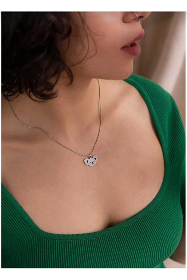 Dream Cut Koala Steel Necklace