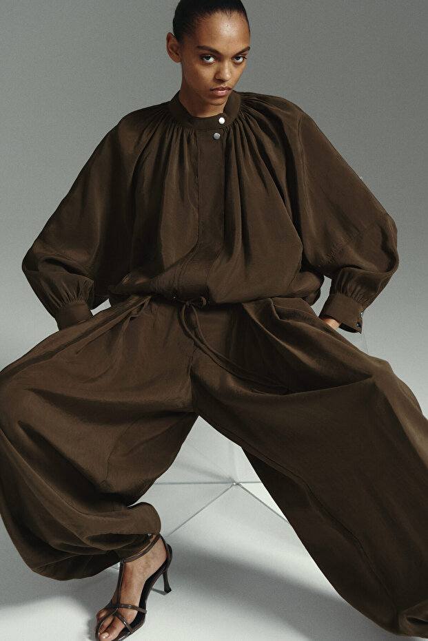 Balon Paçalı Modal Pantolon - 2