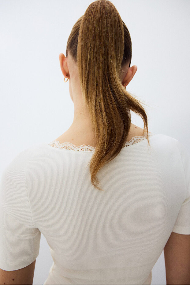 Lastik Örgülü Üst - 5