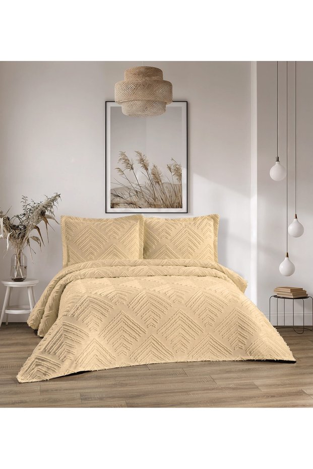 Nordic Helen 3 Piece Double Bedspread