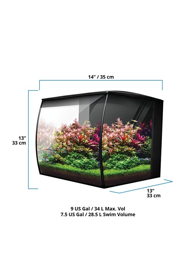 Flex 2.0 Akvaryum Siyah 34L - 3