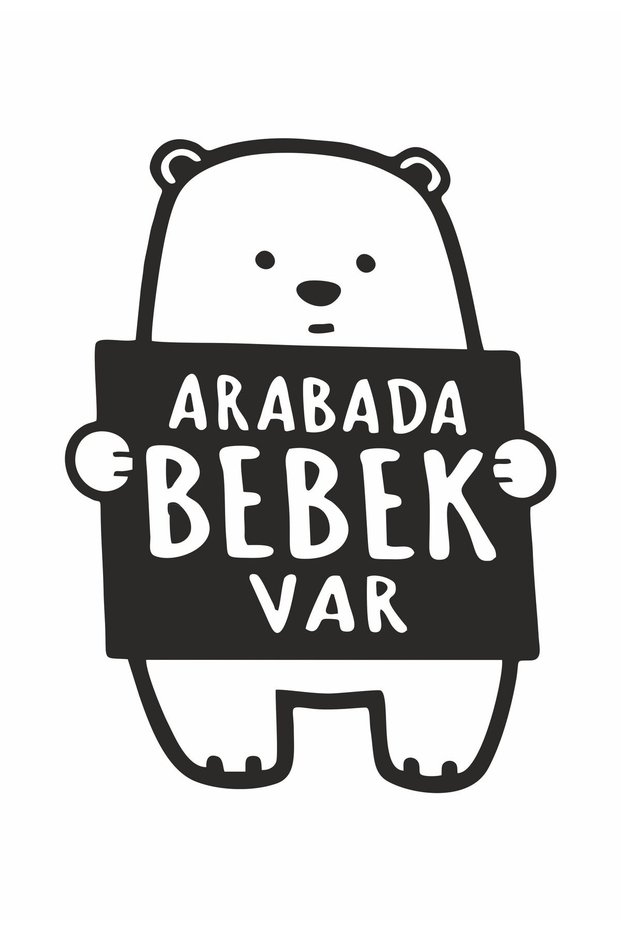 There Is a Baby in the Car Vehicle, Car, Auto, Motorcycle, Helmet, Laptop, Glass Sticker 16X12 cm
