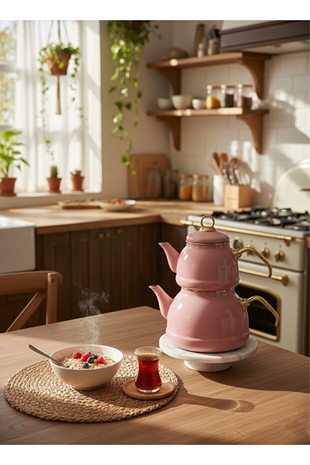 Emaye Çaydanlık - 2