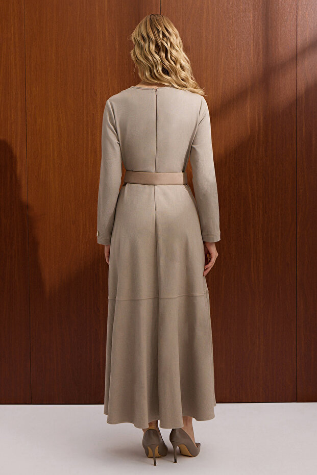 A Form Denim Elbise Stone - 2