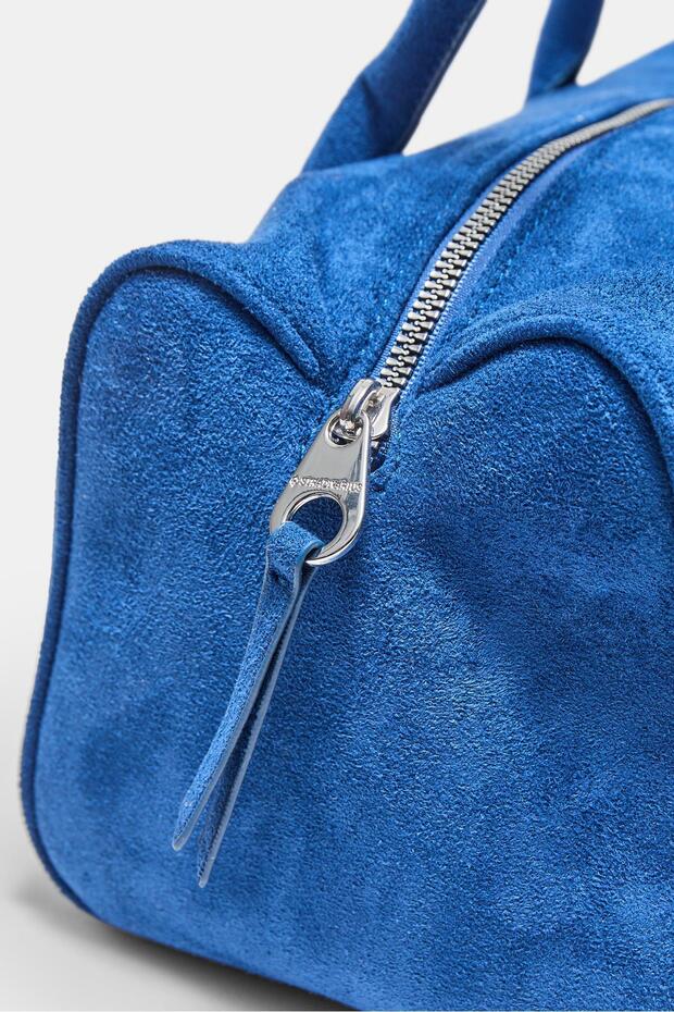 Suni süet bowling çanta - 4