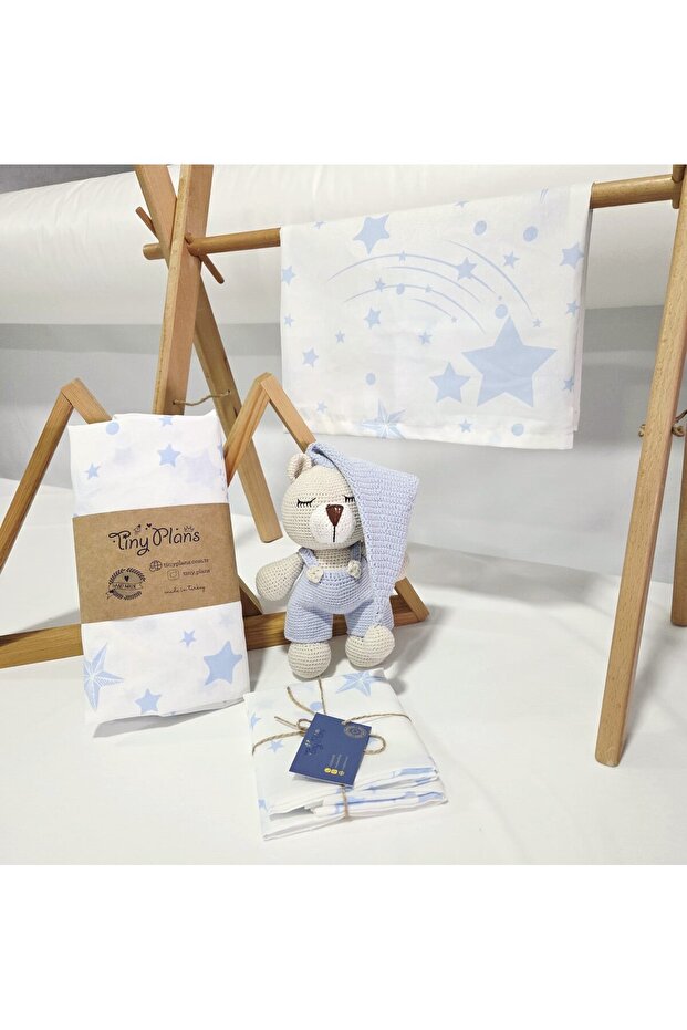 طقم أغطية وسائد مرنة لشخص واحد - 1