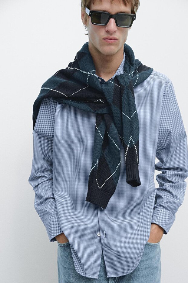 Regular fit %100 pamuklu gömlek - 4