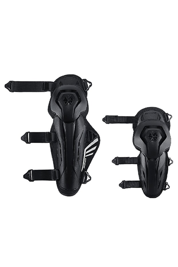 Motorcycle Knee Pads and Elbow Pads Set with Handles, Luxury Leg and Arm Protection Biker Suit