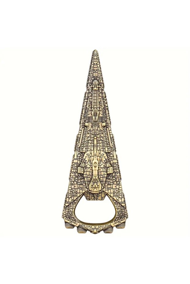 Starship Metal Bottle Opener - Stainless Steel - Gold
