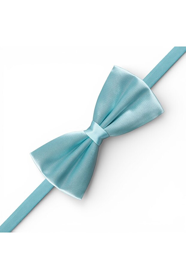 Men's Mint Satin Bow Tie