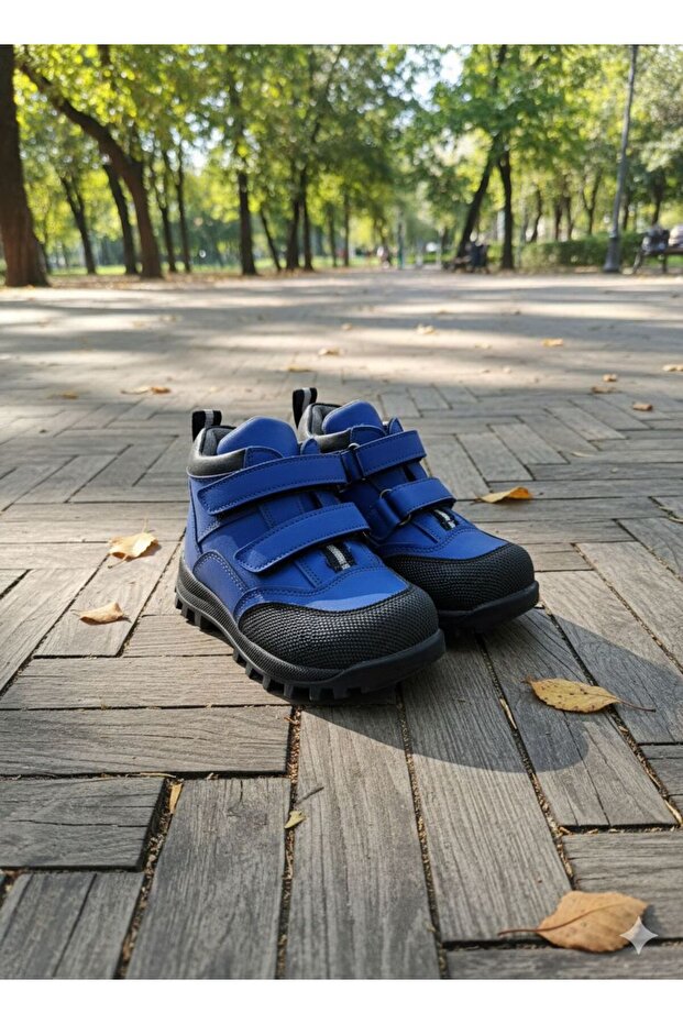 Navy Blue Daily Orthopedic Boys' Boots