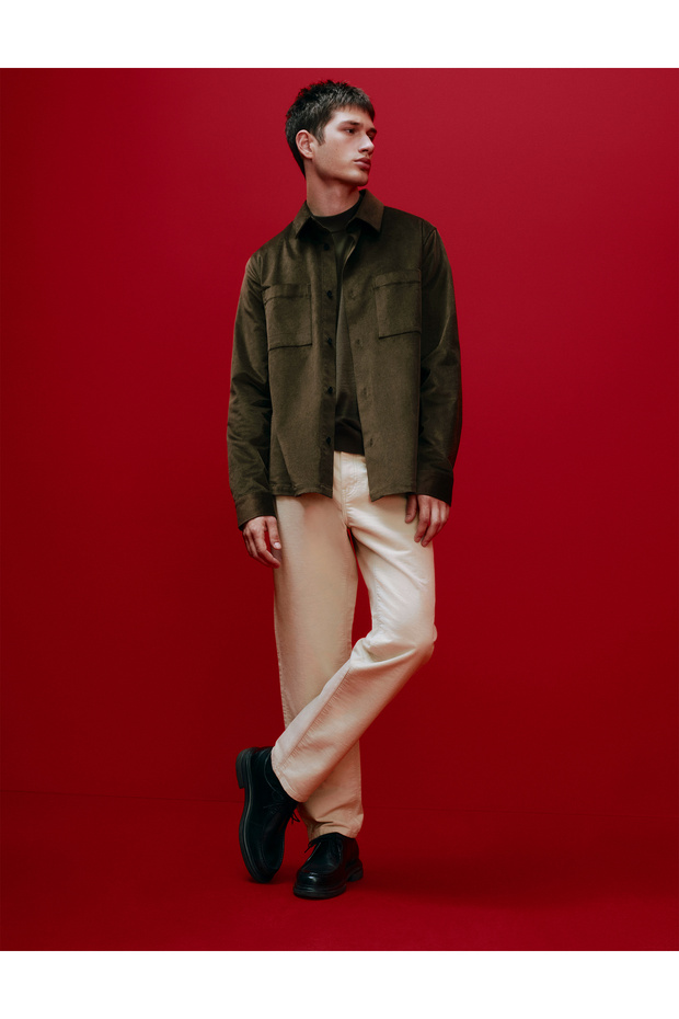 Regular Fit Gömlek Ceket - 7