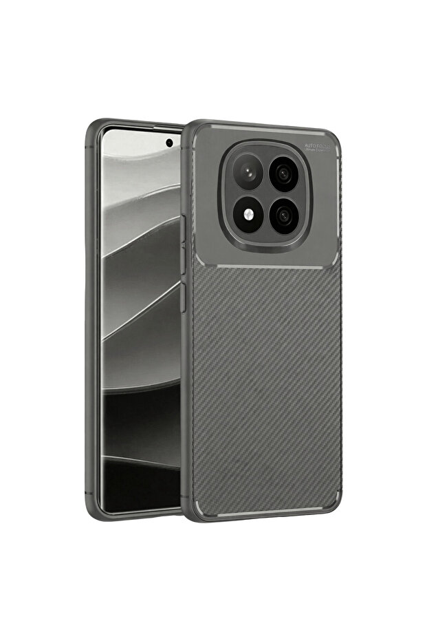 حافظة بوكو M8 برو من السيليكون بنمط الكربون الأسود - 2