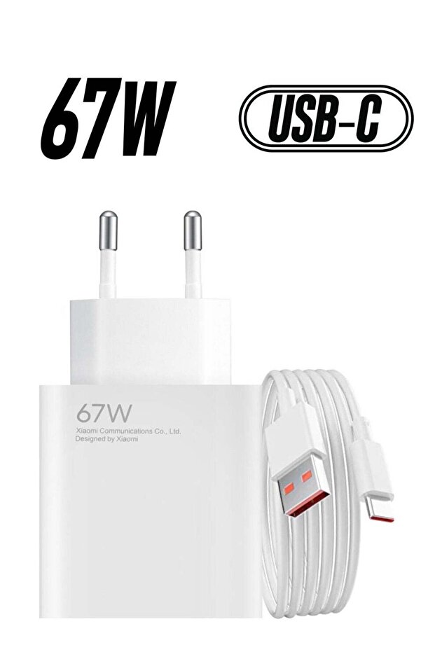 Xiaomi Original Xiaomi USB 67W Wall Charger with USB to USB-C Cable included