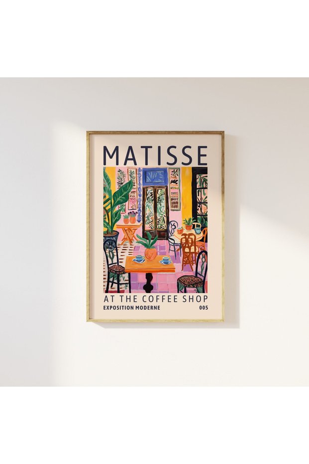 One Piece Living Room Office Decor Painting Matisse Series Vrynt