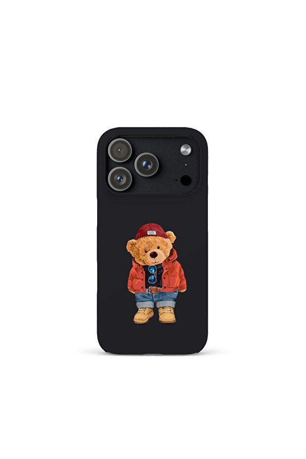 iPhone 17 Pro Compatible Teddy Bear Printed Launch Case - 1