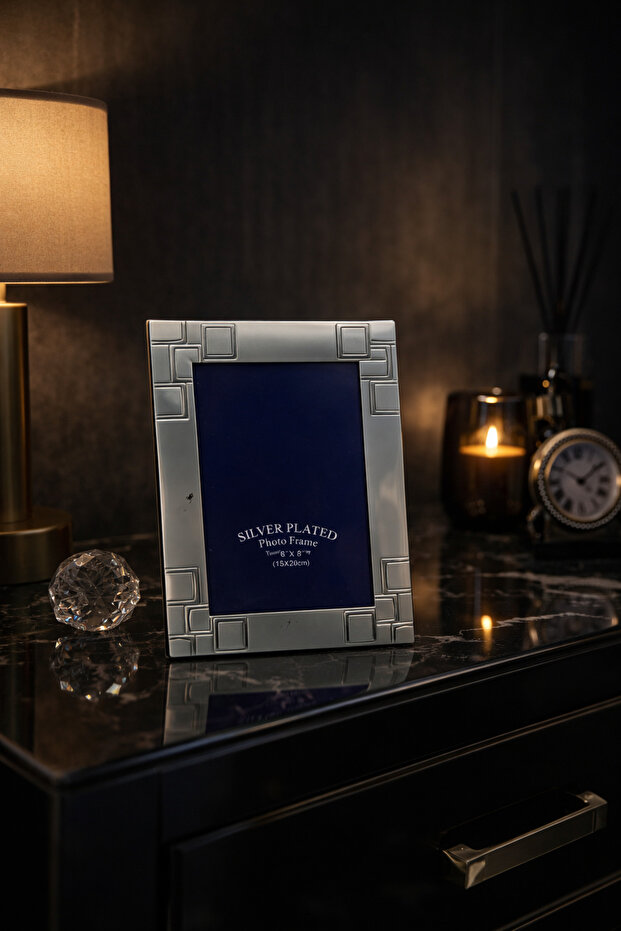 إطار فضي فاخر 15×21