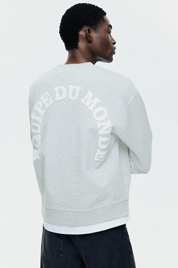 Baskılı Sweatshirt Loose Fit