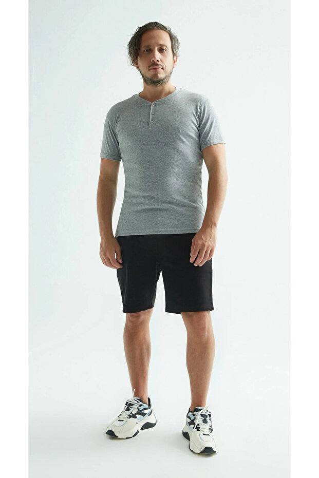 Men's Buttoned Camisole 6-Pack T-Shirt