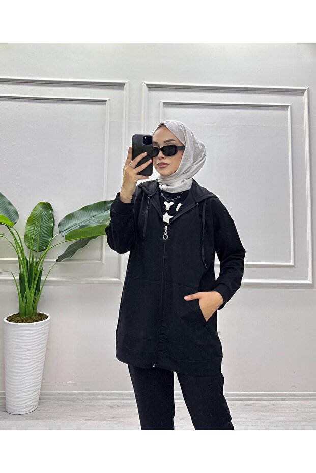 СВІТШОТ З КАПЮШОНОМ - 1