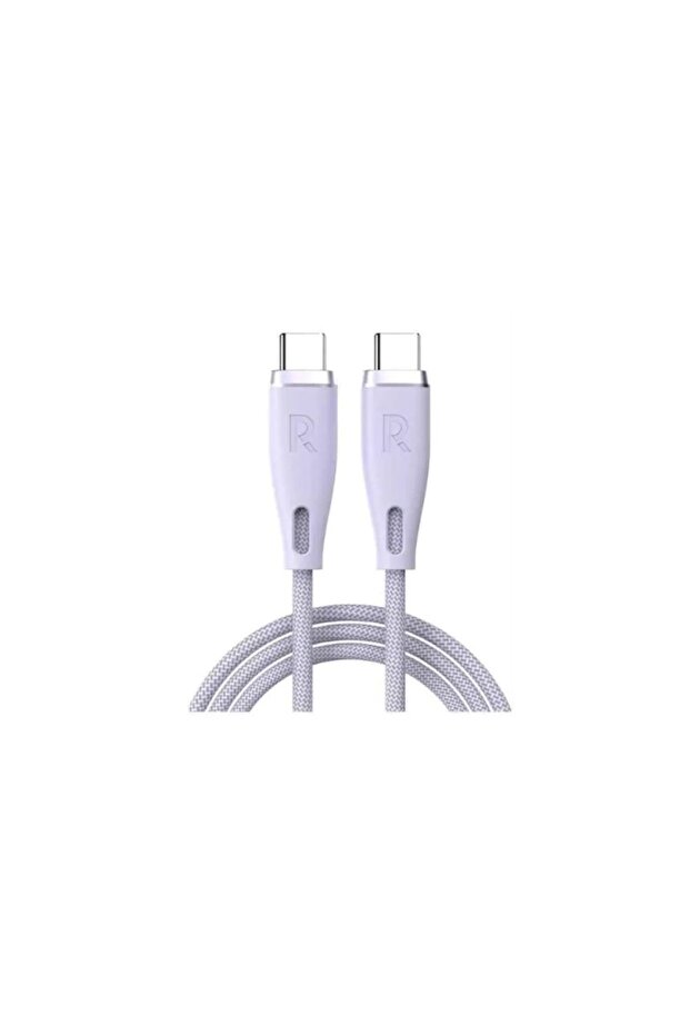 RAVPower USB-C Charging Cable, Purple Fabric, 1.2m
